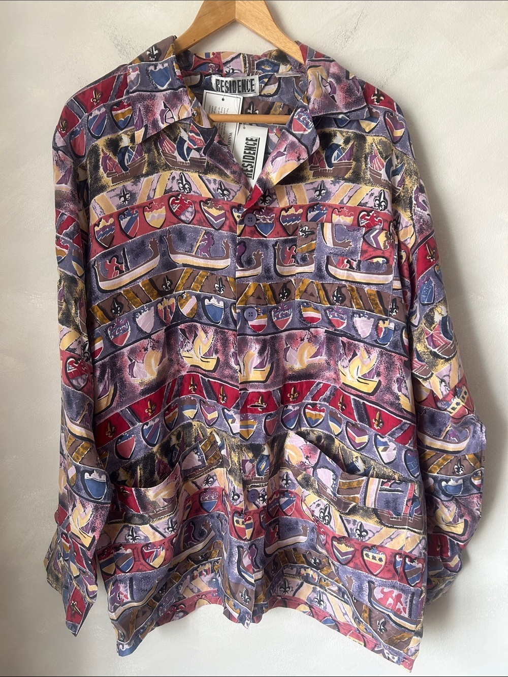 NWT Vintage 100% Silk pyjama set washable silk